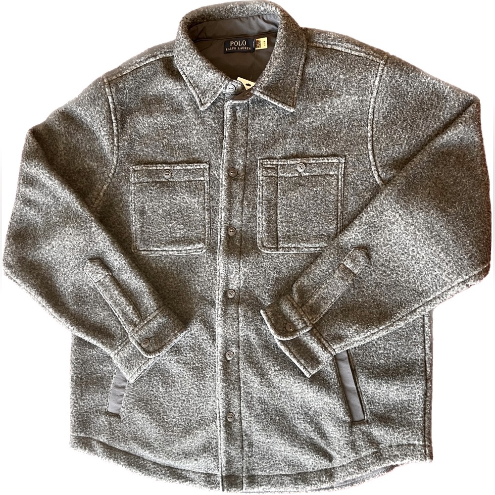 Grey wool Winter jacket.